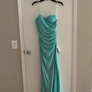 Aquamarine Hailey Logan Prom Dress Maxi NWT